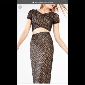 BCBC Vicky Two-Piece Lace Dress